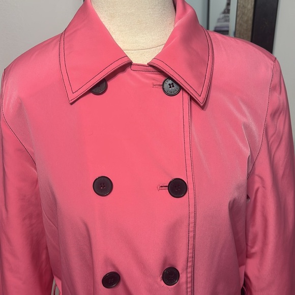 Esprit “Barbie”Pink Trench Coat, Double Breasted Size - Picture 2 of 11